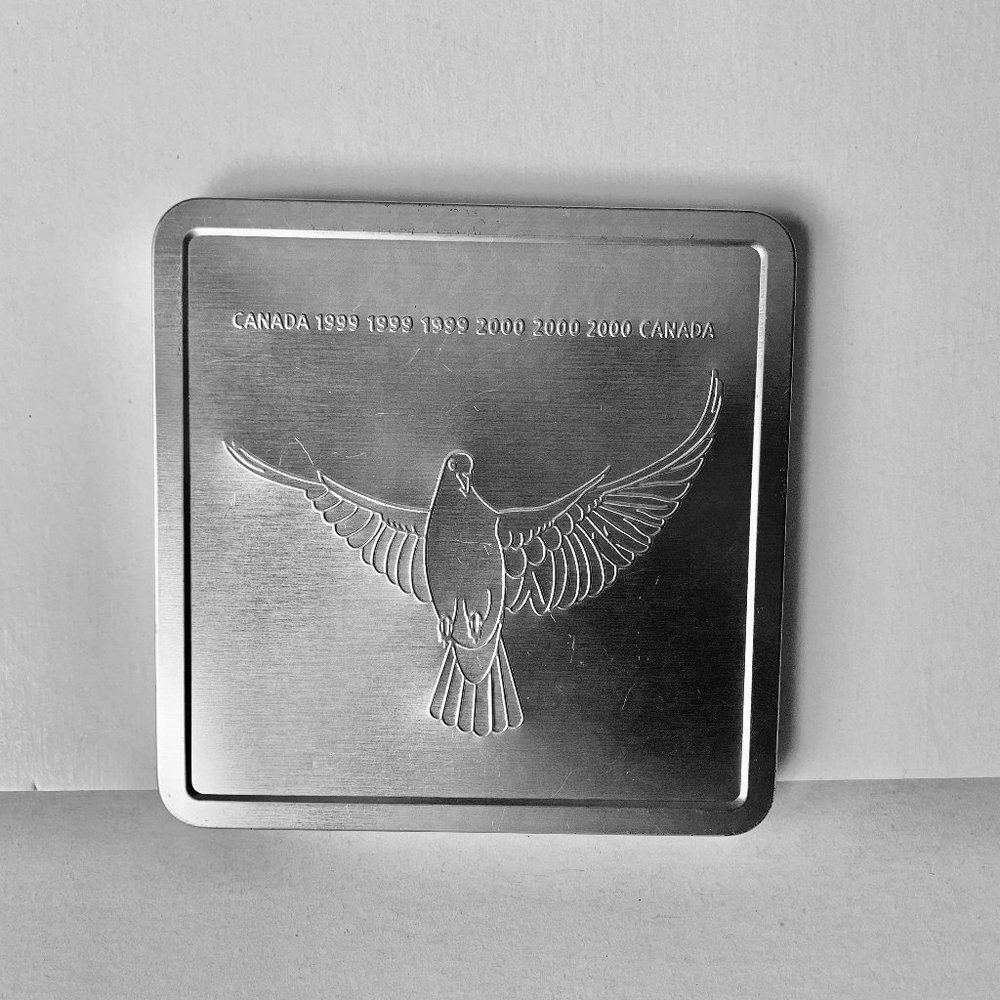 Canada Post 1999-2000 Coin and Stamps Set Official Millennium Keepsake Dove